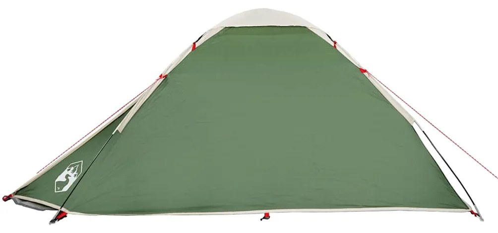Tenda de campismo cúpula para 2 pessoas impermeável verde