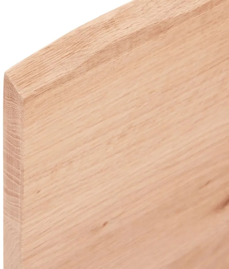 Prateleira de parede 40x10x2 cm carvalho tratado castanho-claro