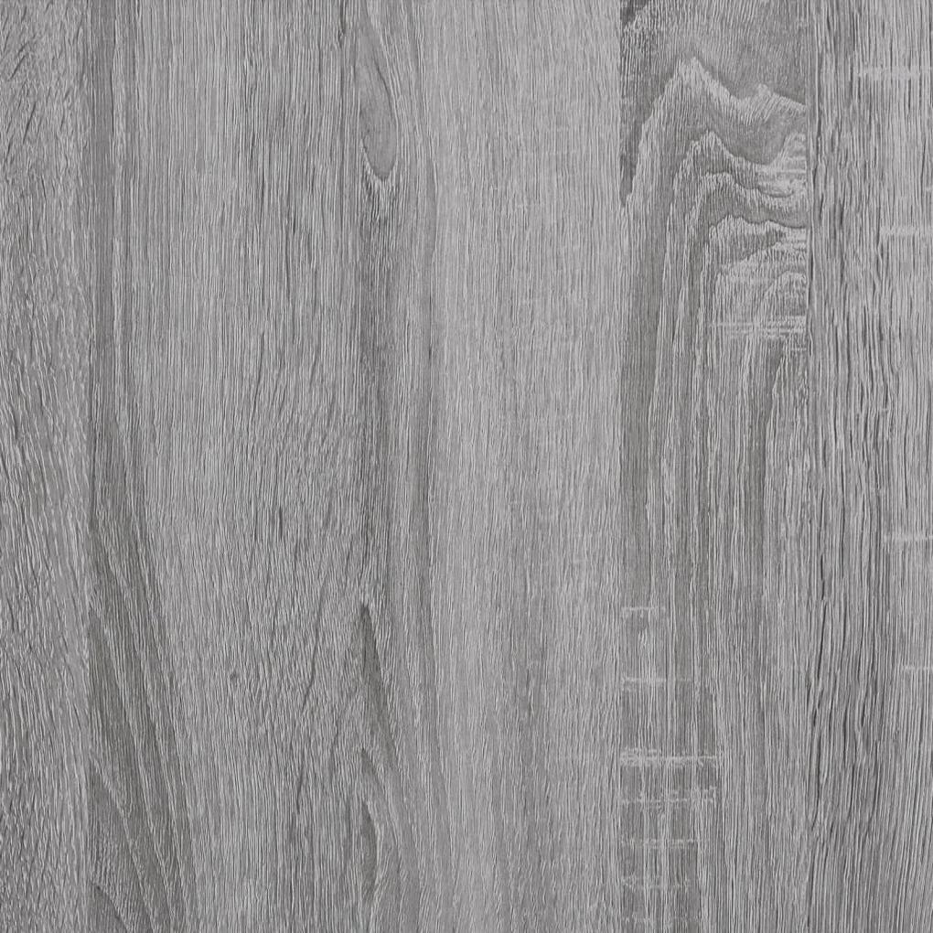 Mesa de apoio 50x35x52 cm derivados de madeira cinzento sonoma
