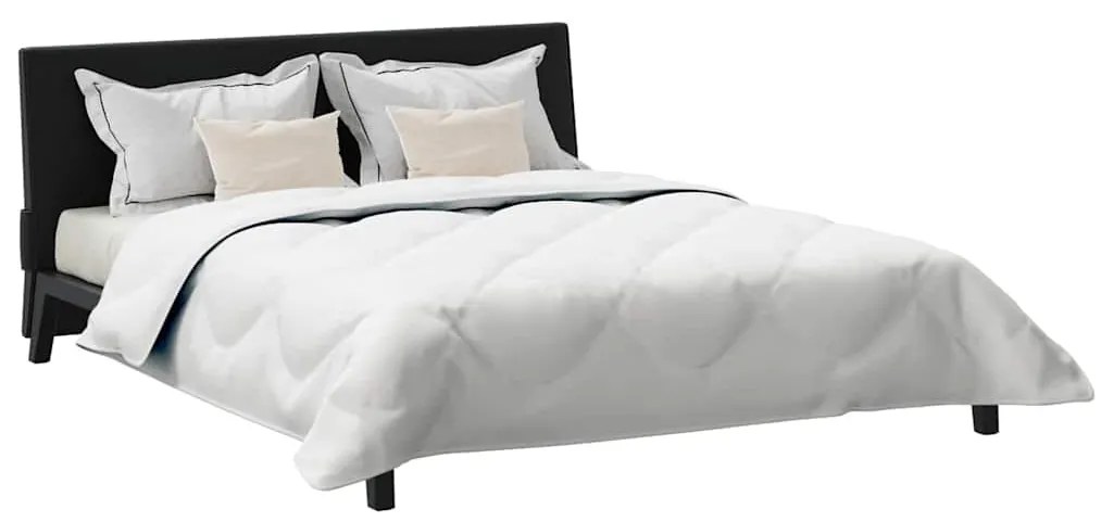 Edredão com travesseiro 3 pcs Branco 240 x 200 cm Microfibra
