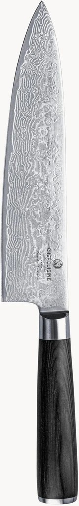 Faca de chef em aço de damasco com cabo em madeira de pakka Limited Edition