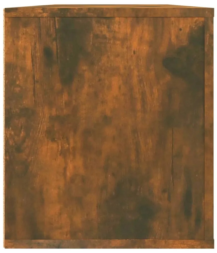 Móvel p/ TV 100x35x40cm madeira processada cor carvalho fumado