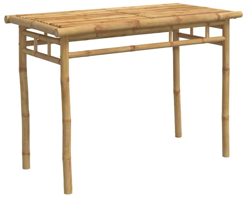 5 pcs conjunto de jantar para jardim bambu