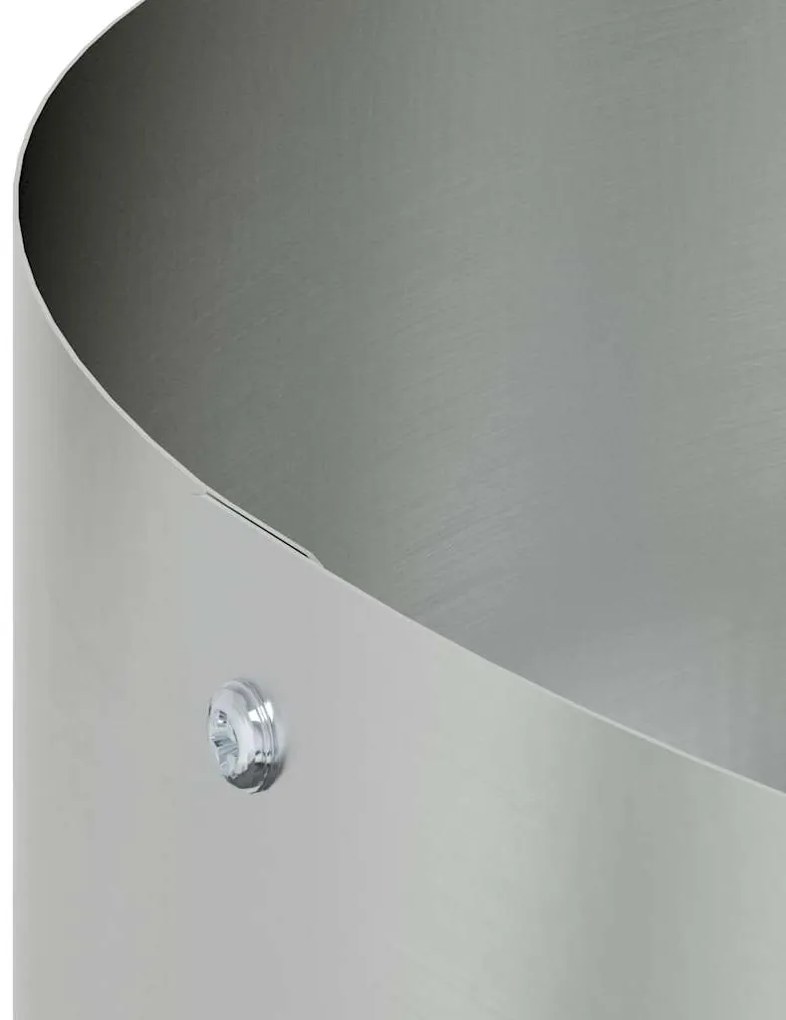 Conjunto de Vasos Galvanizados Galvanizado Aço 40 cm de diâmetro