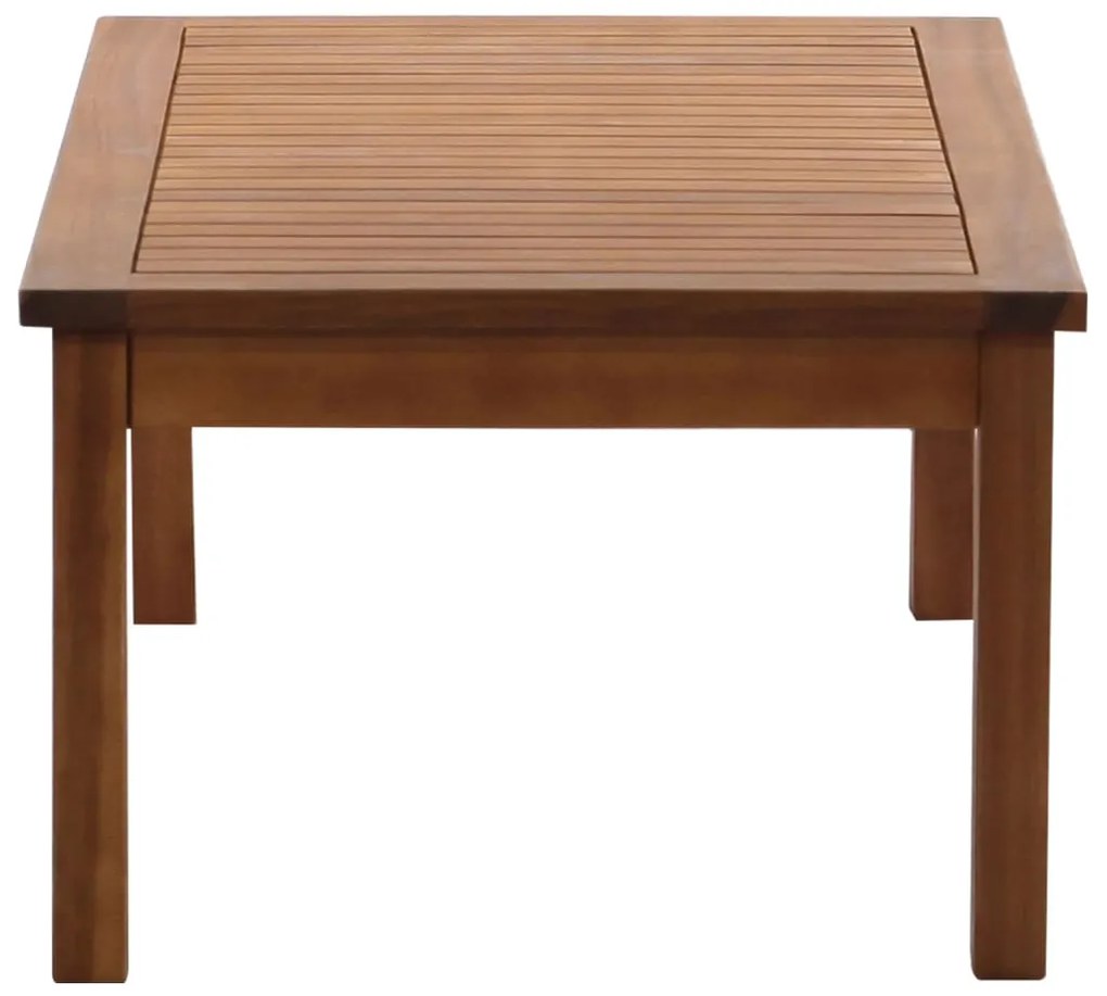 Conjunto lounge de jardim 4 pcs madeira de acácia maciça