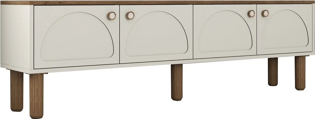 Móvel para Televisão "Bohem" - 180 x 53 x 35 cm - Cor Creme - Design M