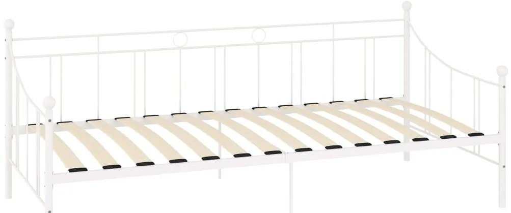 Estrutura sofá-cama 90x200 cm metal branco