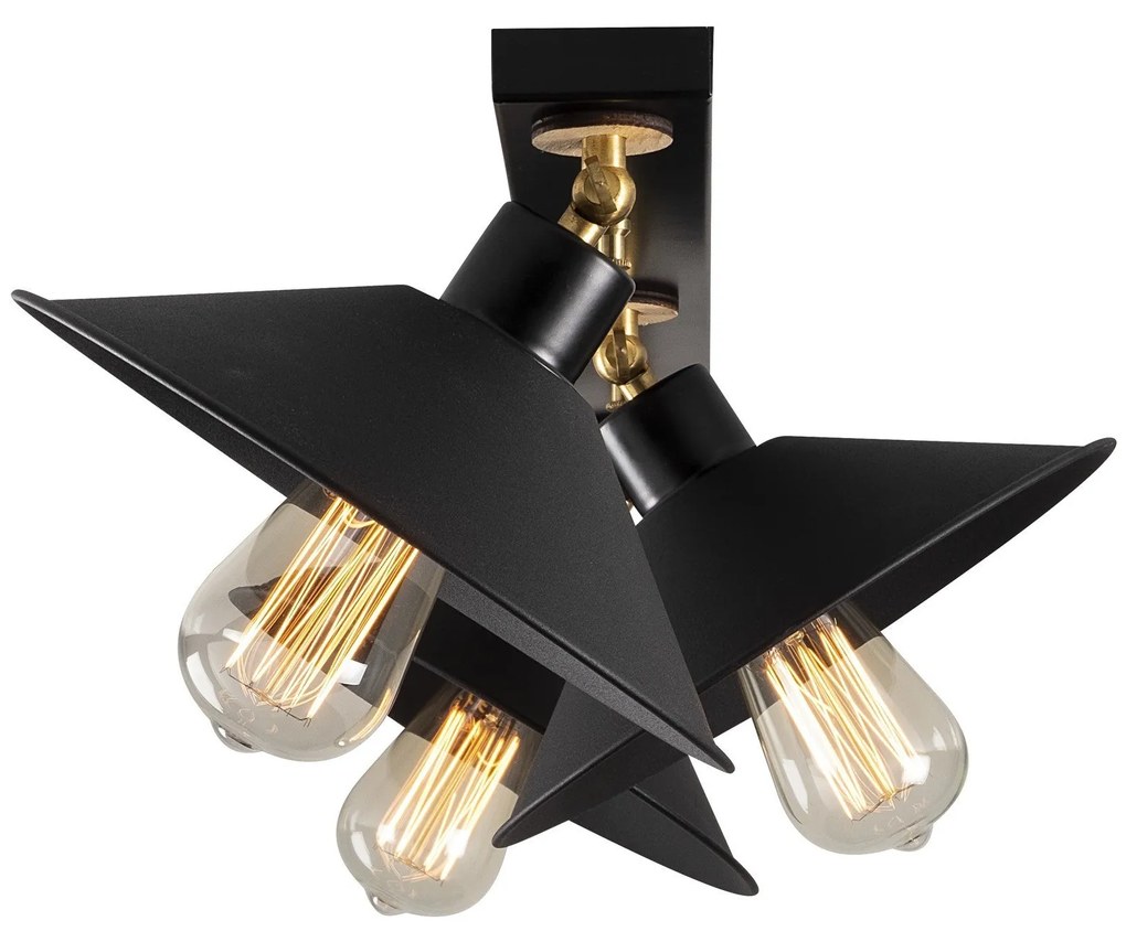 Chandelier Berceste – Preto – Diâmetro 80 cm