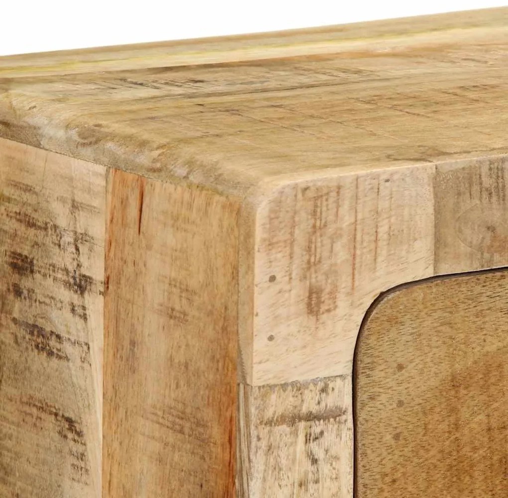 Armário de TV para parede 100x32x25 cm mangueira áspera maciça