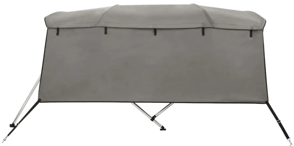 Toldo de 4 arcos Bimini c/ paredes laterais 243x(170-182)x137cm