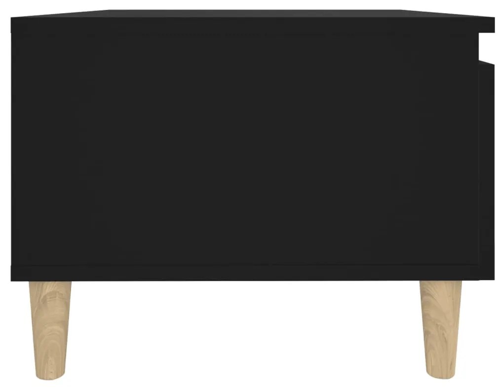 Mesa de apoio 50x46x35 cm derivados de madeira preto