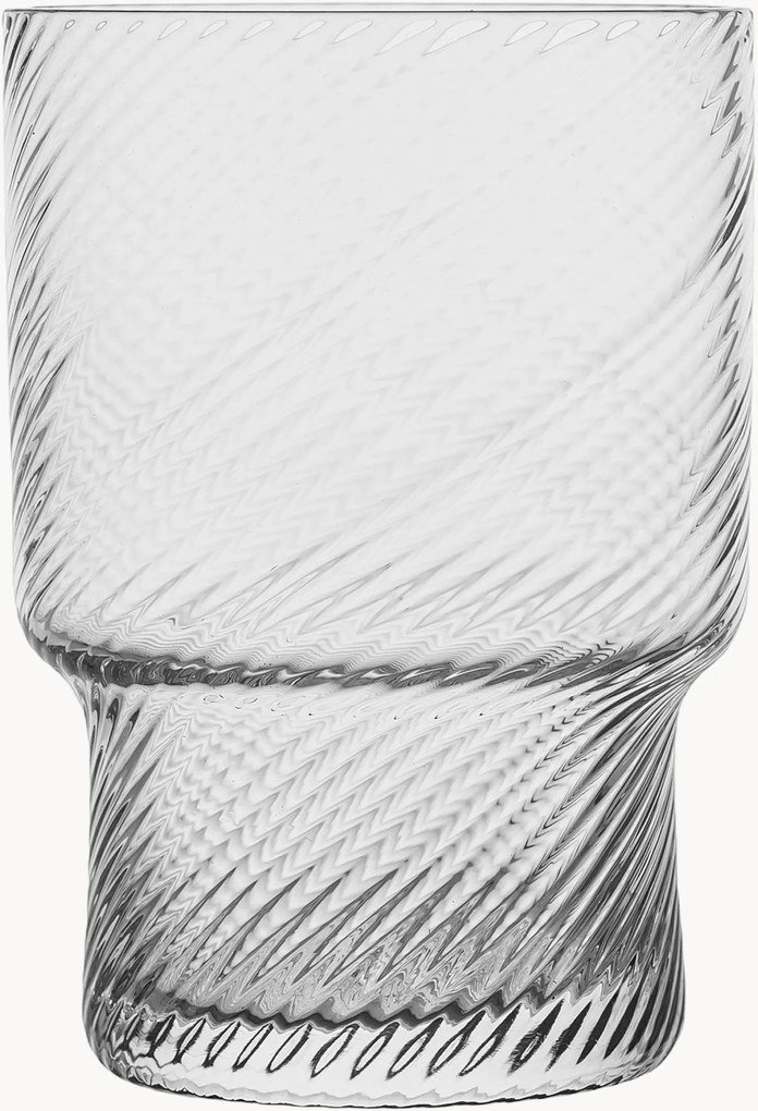 Copos artesanais Luna Spiral, conjunto de 6