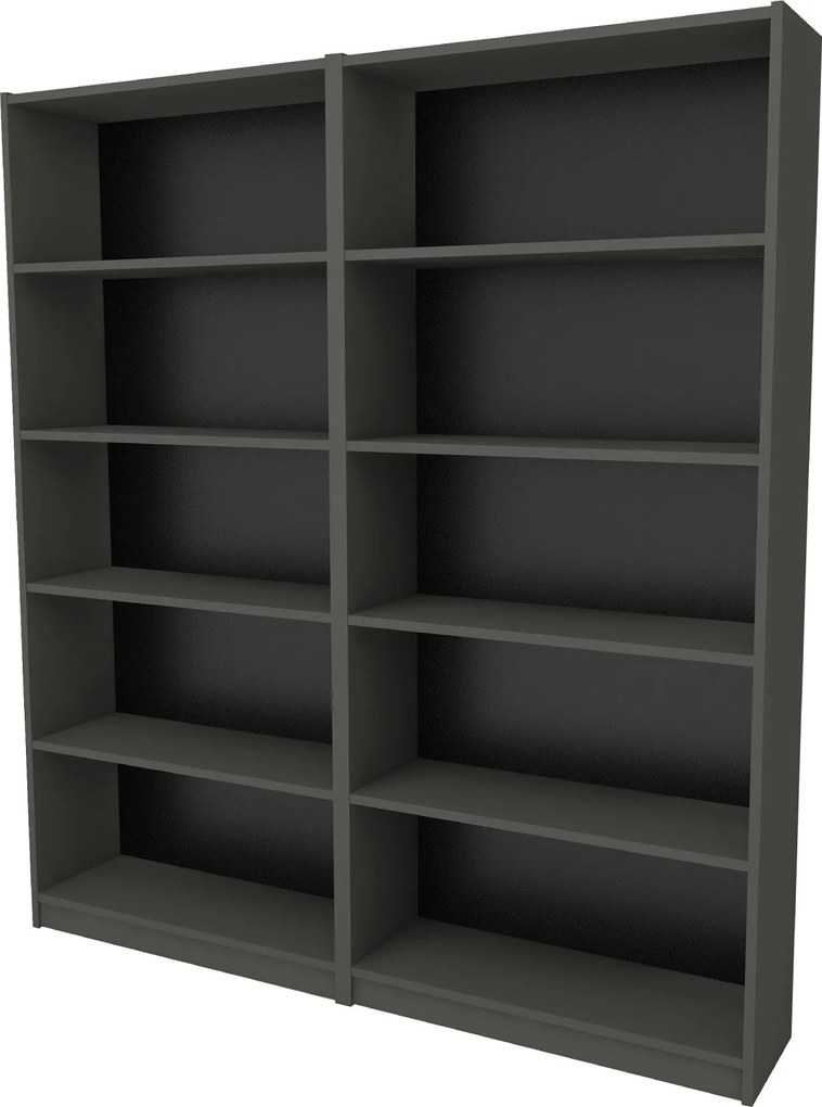 Estante Bigs – Cinzento Escuro – 160 cm x 180 cm x 28 cm