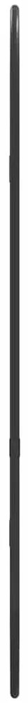 Espelho de parede 60x25 cm oval preto