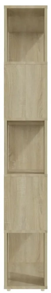 Estante/divisória 80x24x155 cm contraplacado carvalho sonoma
