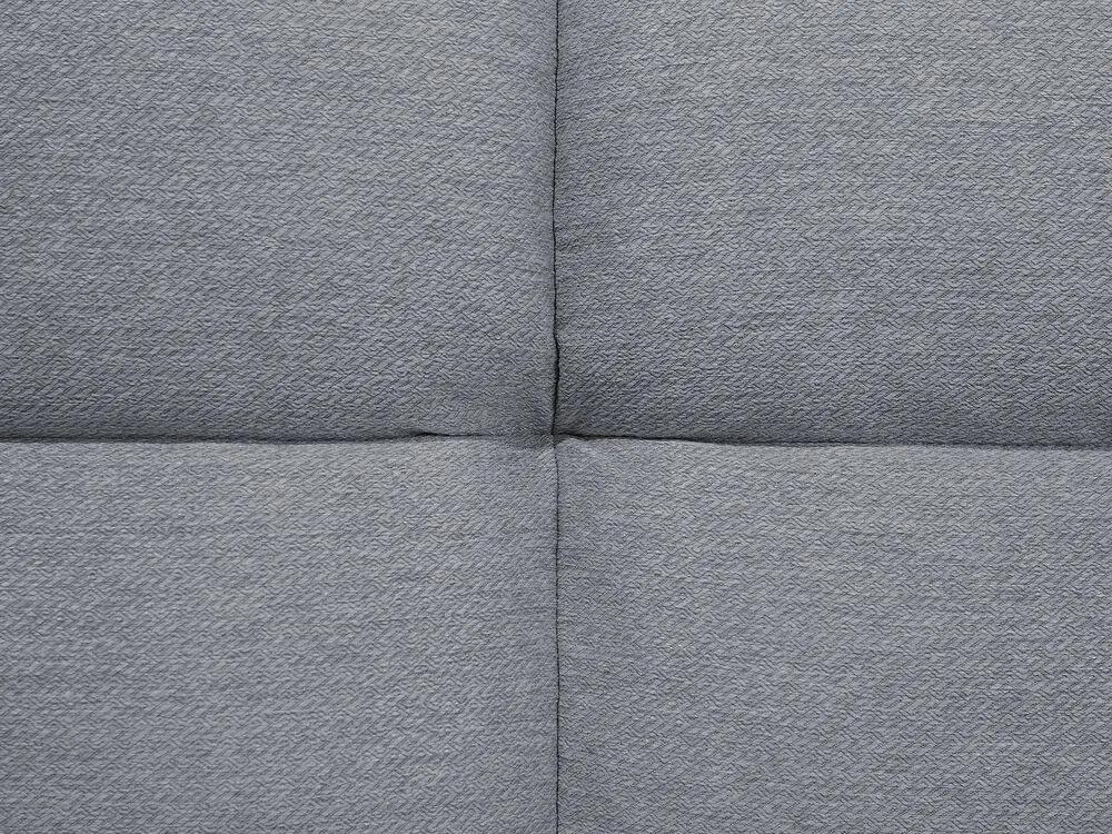 Sofá-cama de 3 lugares em tecido cinzento claro INGARO Beliani