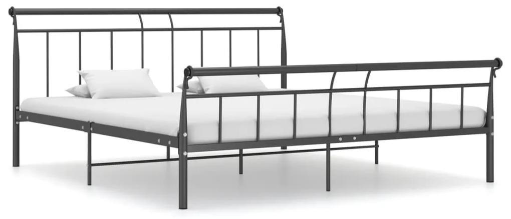 325042 vidaXL Estrutura de cama 160x200 cm metal preto