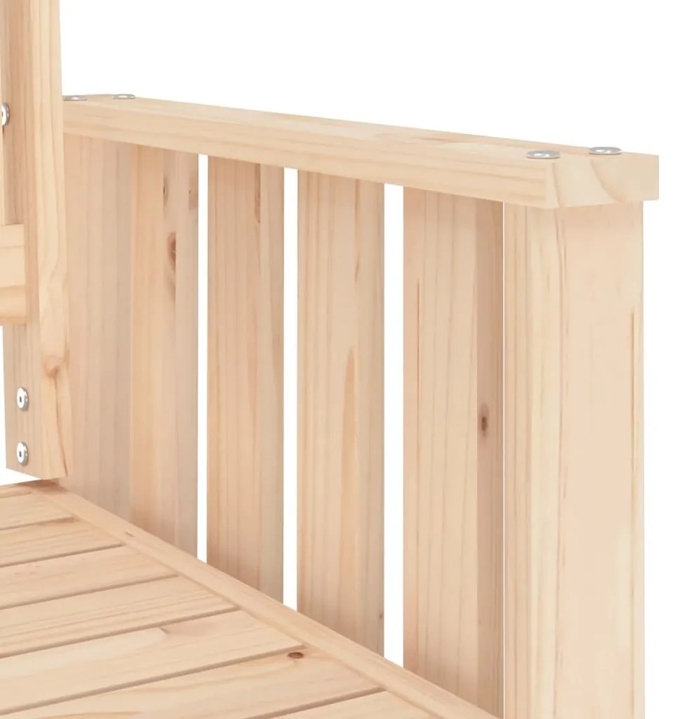 Banco de jardim 2 lugares com mesa pinho maciço