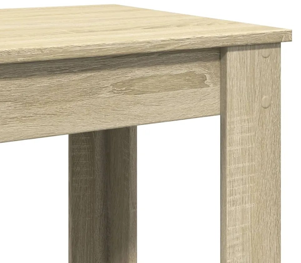 Mesa de bar 102x50x103,5cm derivados de madeira carvalho sonoma