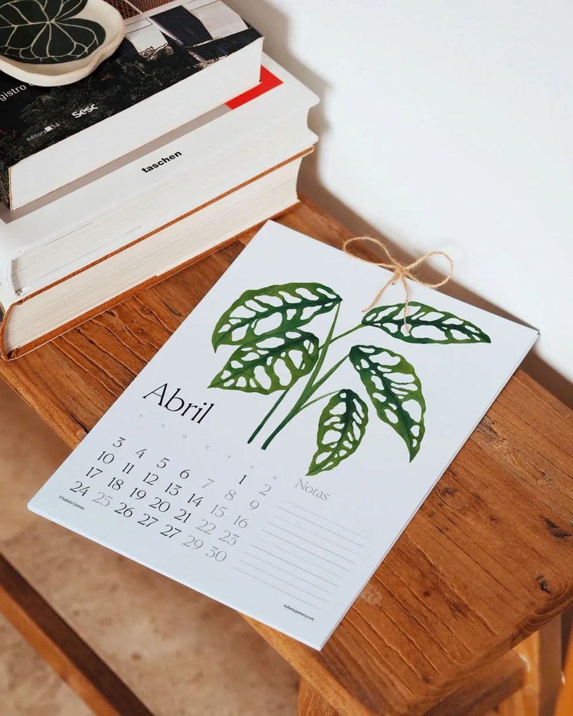 Arte Botânica Calendário 2023 - A4