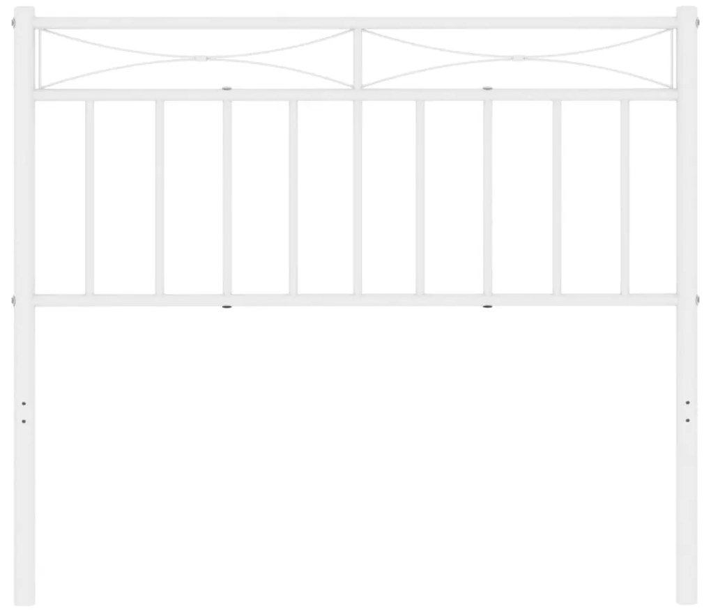 Cabeceira de cama 107 cm metal branco