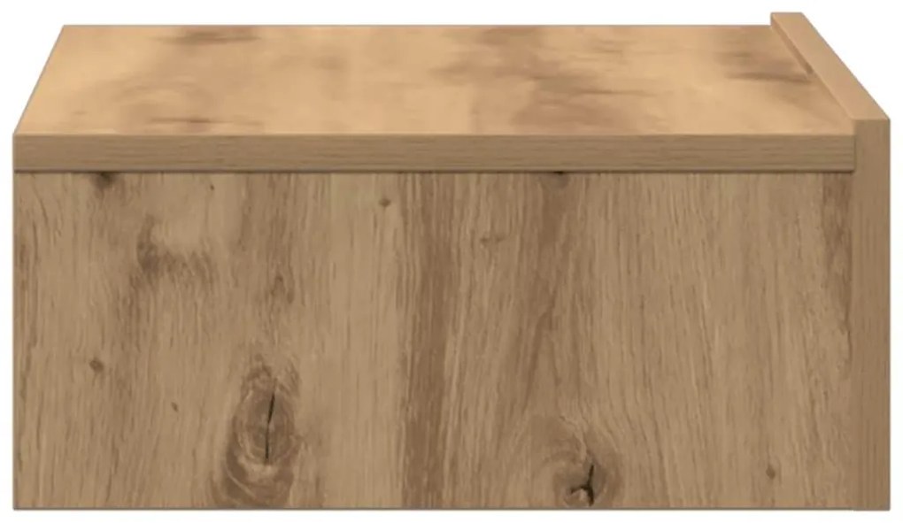 Mesa de cabeceira em carvalho artesanal 60x35 cm
