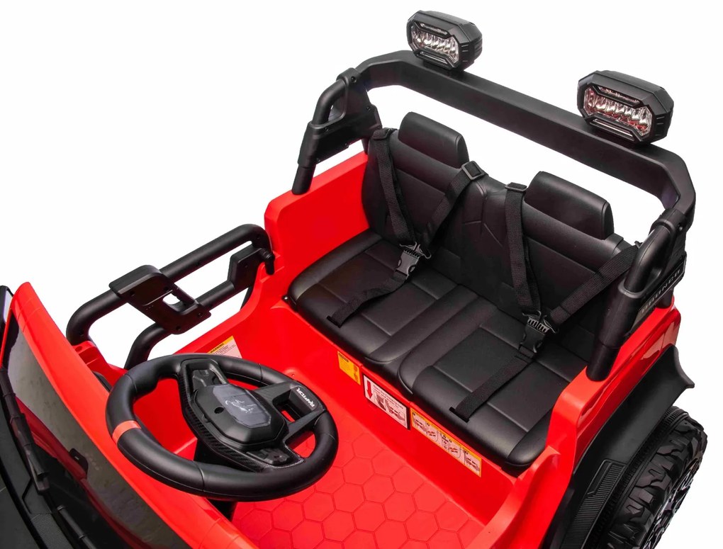 Carro elétrico para crianças 24V 2 lugares Ford Bronco XXL com tração traseira, licenciado Rodas Plástico Rosa