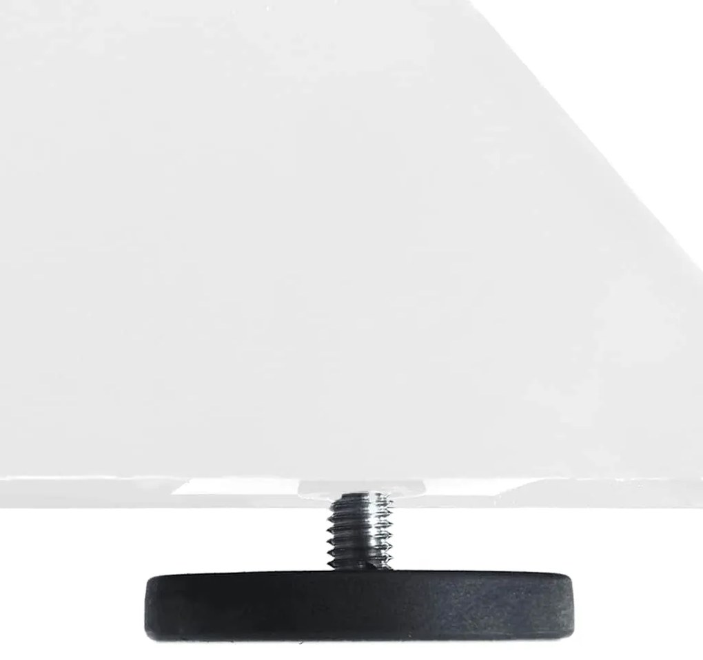 Pé de mesa de jantar em formato de aranha, branco, 150x78x(72-73) cm,