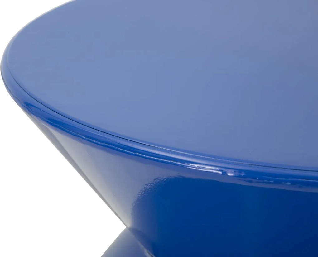 MESA DE APOIO ZAG Ø 37,5X45 CM AZUL