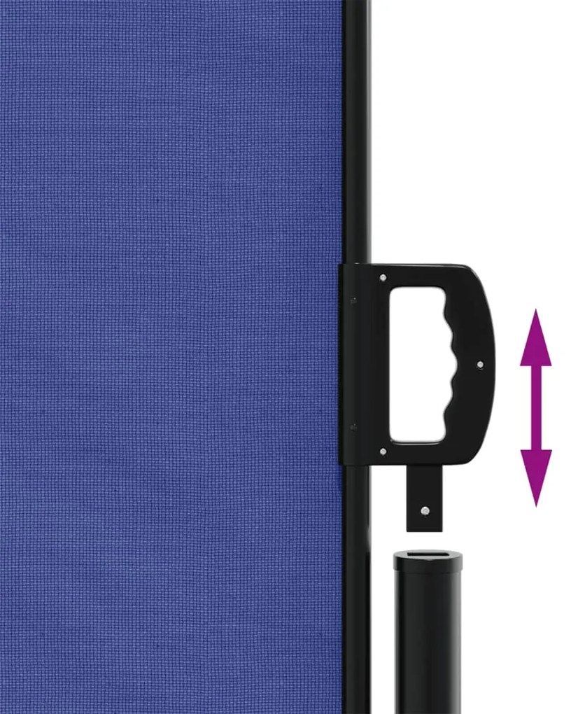 Toldo lateral retrátil 180x1200 cm azul