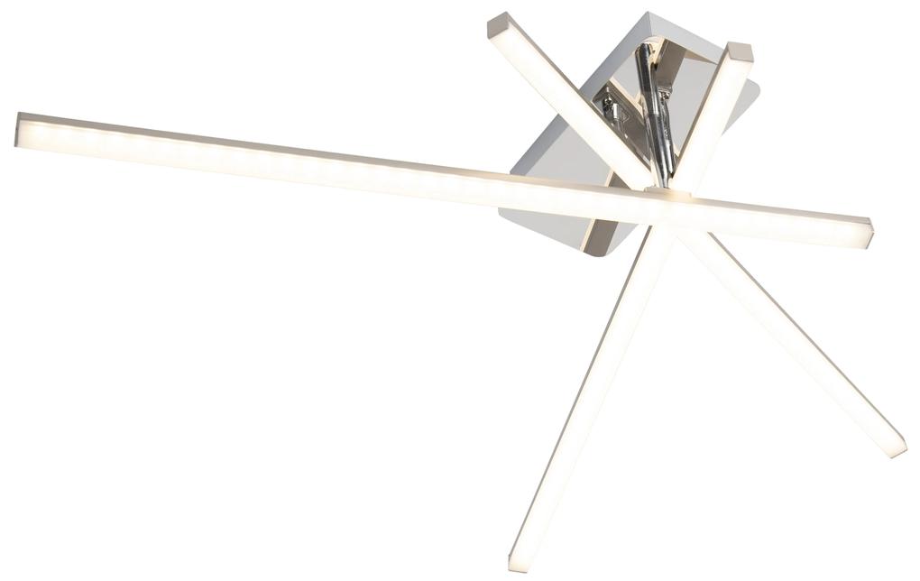 Candeeiro de teto design braços giratórios de aço incl. LED - Simona tre Design,Moderno