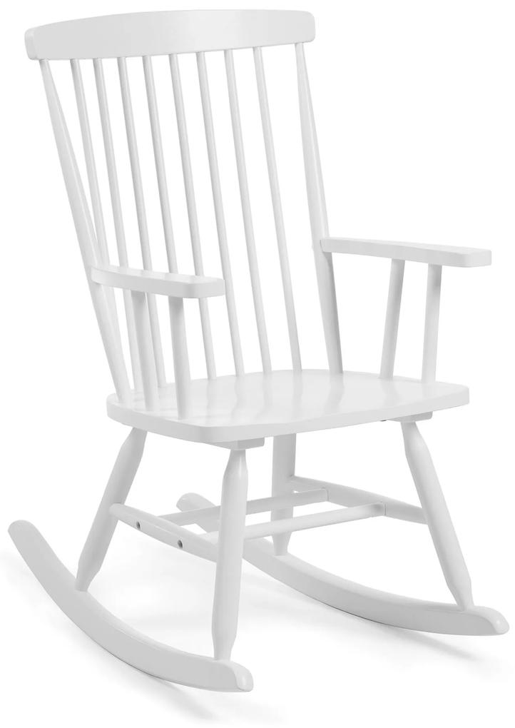 Kave Home - Cadeira de baloiço Tenzo branca