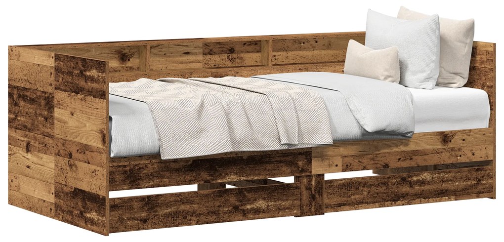 Cama de Dia com Gaveta Madeira antiga Madeira engenheirada