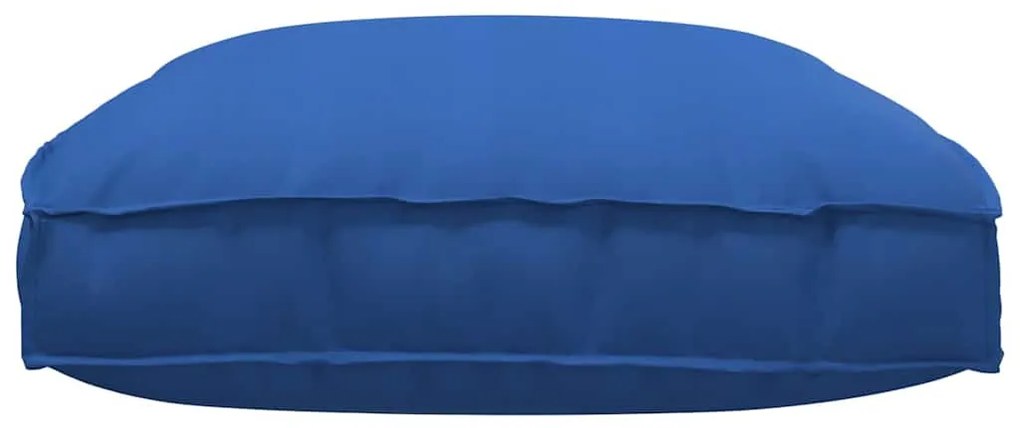 Almofada de Palete para Assento Azul Royal 120x80x12 cm Tecido Oxford