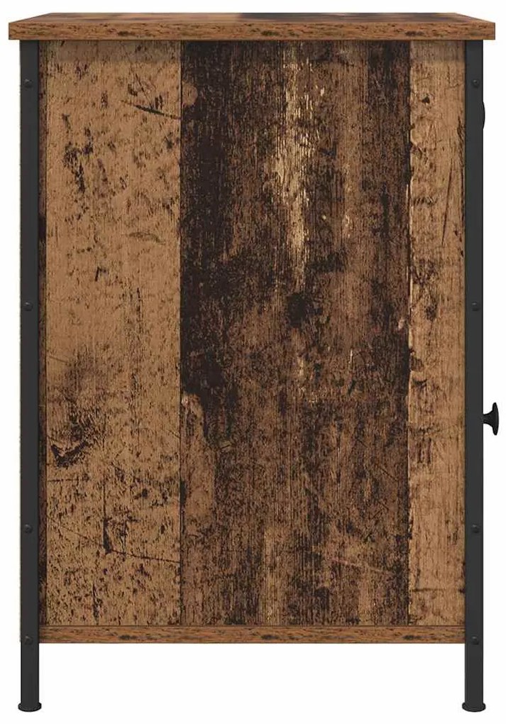 Mesa de Cabeceira Madeira Velha 40x42x60 cm Madeira Engenharia