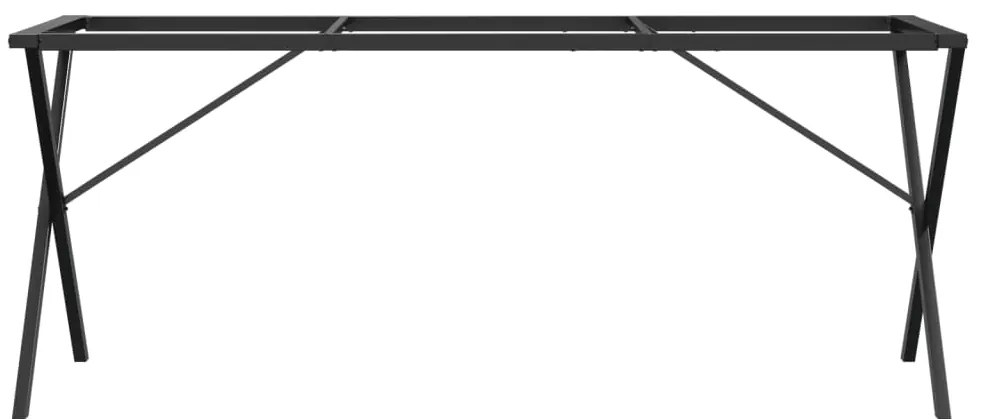 Pernas para mesa de jantar estrutura em X aço