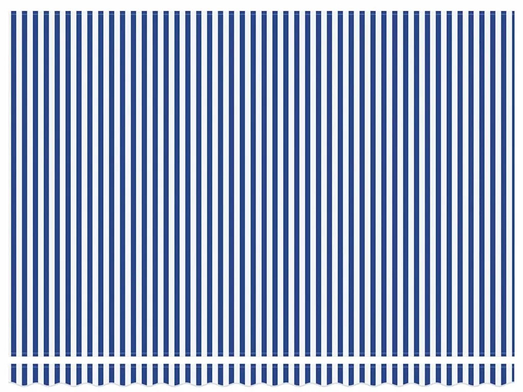 Toldo Retrátil Azul e branco Azul e Branco Antracite