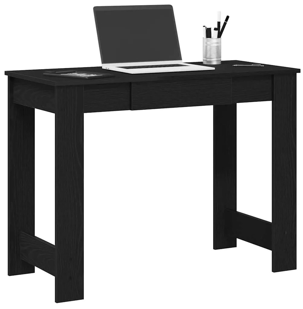 Secretária 100x45x75 cm derivados de madeira preto