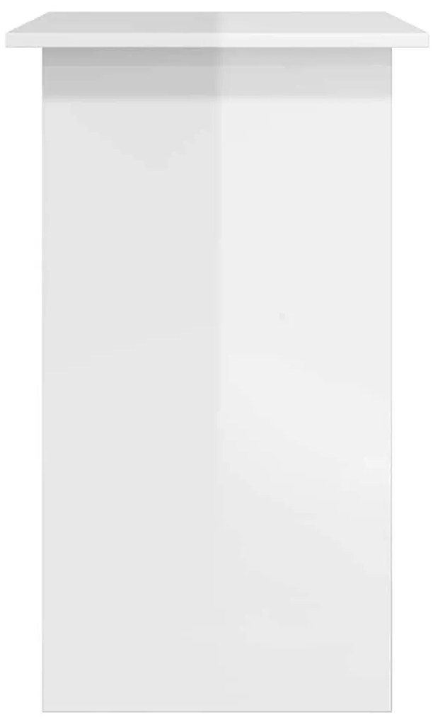 Secretária 80x45x74 cm derivados de madeira branco brilhante