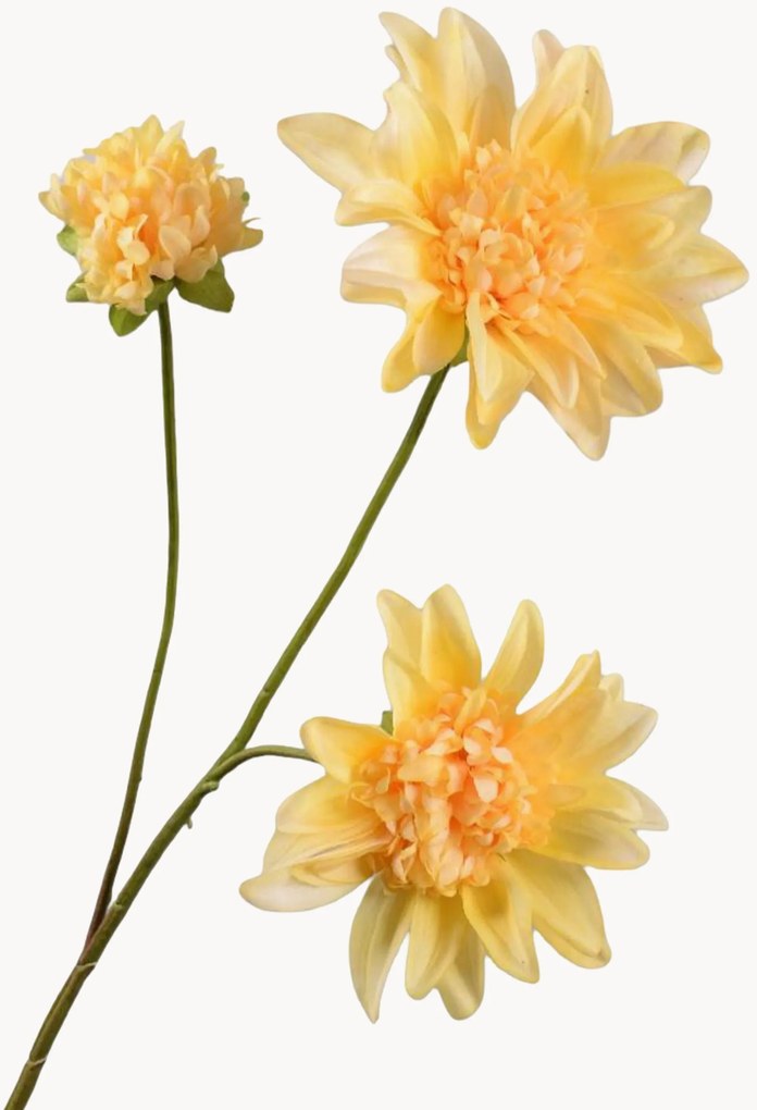 Flores artificiais Dahlia, conjunto de 2