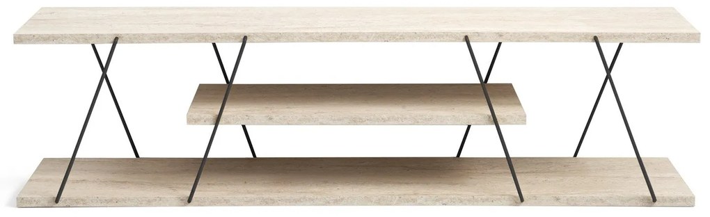 Móvel TV Canaz – Travertine Black – 120x33x30 cm