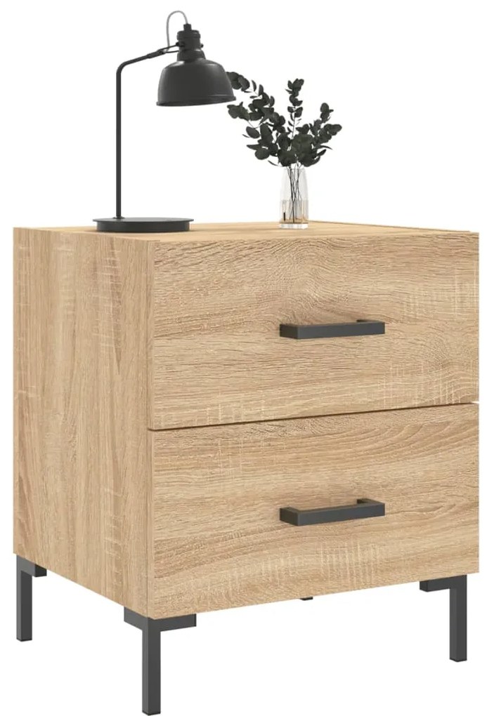 Mesa cabeceira 40x35x47,5 cm derivados madeira carvalho sonoma