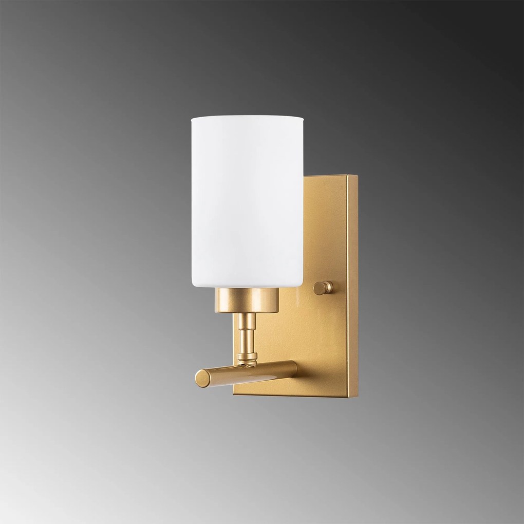 Candeeiro de Parede Yensuk – Dourado – 12 x 17 x 25 cm