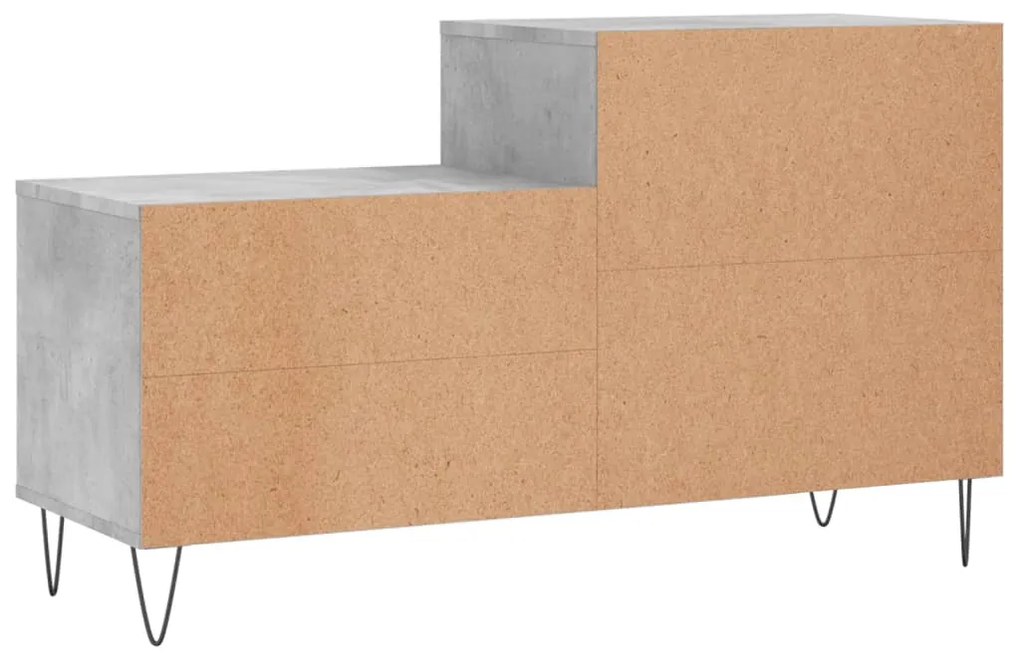 Sapateira 102x36x60 cm derivados de madeira cinzento cimento