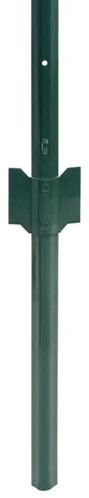 Cerca 20x1,2 m aço verde