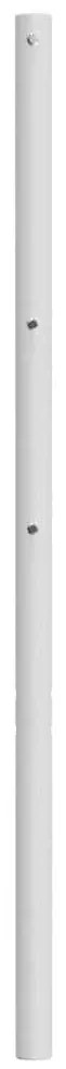 Cabeceira de cama 100 cm metal branco