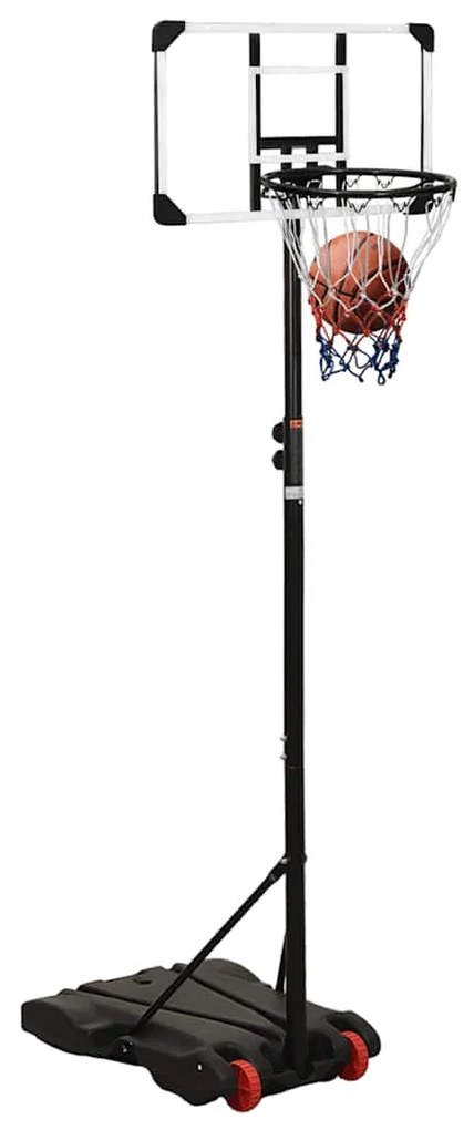 Tabela de basquetebol 216-250 cm policarbonato transparente