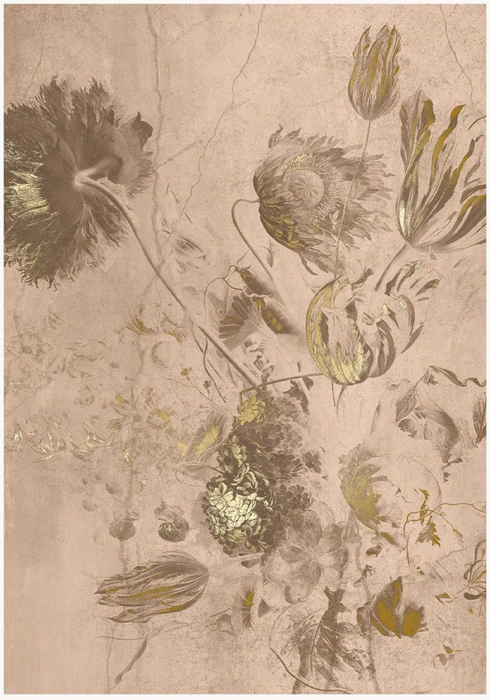 Papel de parede Fresco Flowers High Gloss