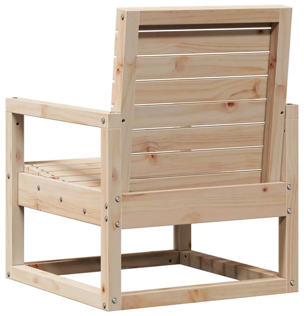 Conjunto de Jardim - 2 Poltronas e 1 Mesa - Madeira de Pinho Maciça