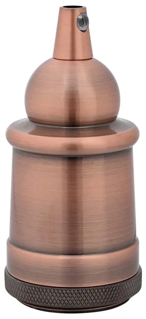 Casquilhos de lâmpadas 2 pcs Bronze vermelho E27
